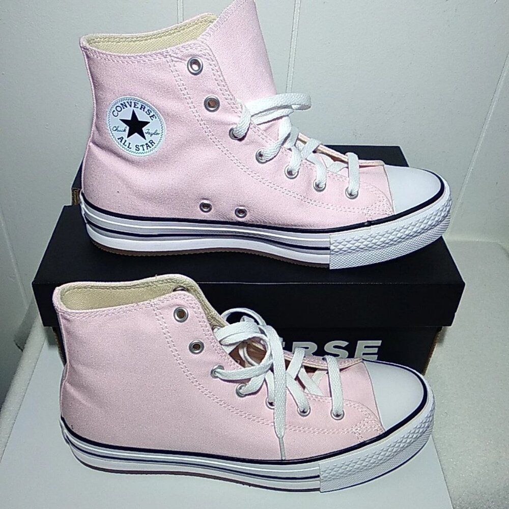 Converse Chuck Taylor All Star Eva Lift Pink Platform Shoes Kid Size 7 A11831F